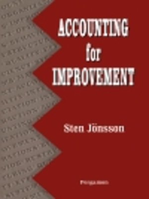cover image of Accounting for Improvement